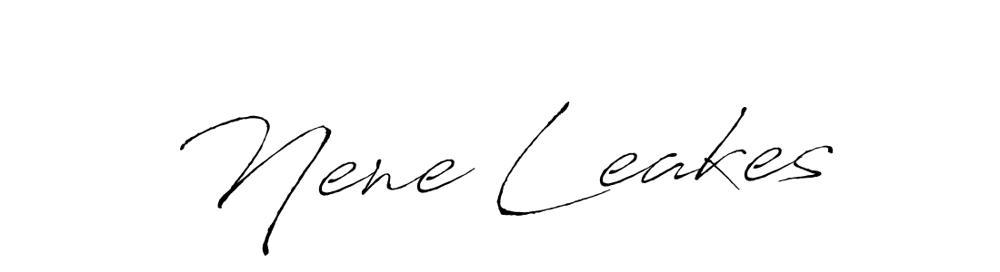 How to make Nene Leakes signature? Antro_Vectra is a professional autograph style. Create handwritten signature for Nene Leakes name. Nene Leakes signature style 6 images and pictures png