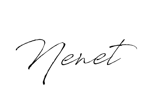 This is the best signature style for the Nenet name. Also you like these signature font (Antro_Vectra). Mix name signature. Nenet signature style 6 images and pictures png