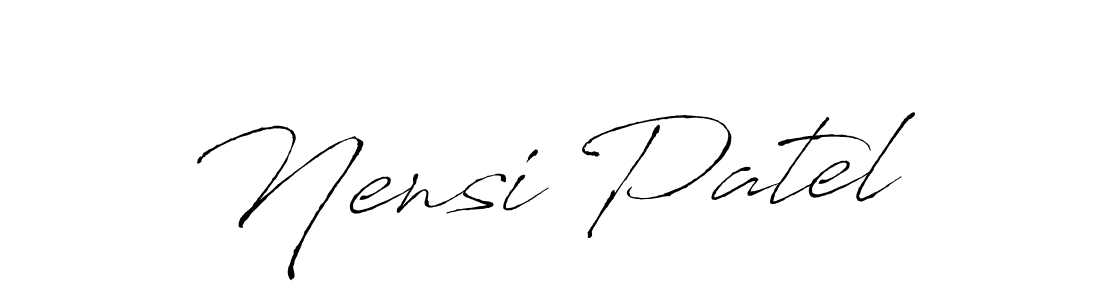 You can use this online signature creator to create a handwritten signature for the name Nensi Patel. This is the best online autograph maker. Nensi Patel signature style 6 images and pictures png