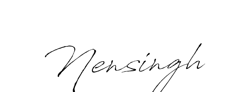 Similarly Antro_Vectra is the best handwritten signature design. Signature creator online .You can use it as an online autograph creator for name Nensingh. Nensingh signature style 6 images and pictures png