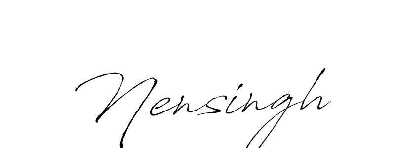 Nensingh stylish signature style. Best Handwritten Sign (Antro_Vectra) for my name. Handwritten Signature Collection Ideas for my name Nensingh. Nensingh signature style 6 images and pictures png