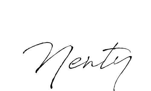 It looks lik you need a new signature style for name Nenty. Design unique handwritten (Antro_Vectra) signature with our free signature maker in just a few clicks. Nenty signature style 6 images and pictures png