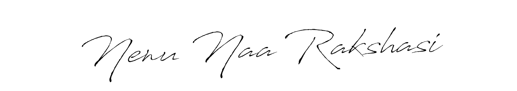 This is the best signature style for the Nenu Naa Rakshasi name. Also you like these signature font (Antro_Vectra). Mix name signature. Nenu Naa Rakshasi signature style 6 images and pictures png