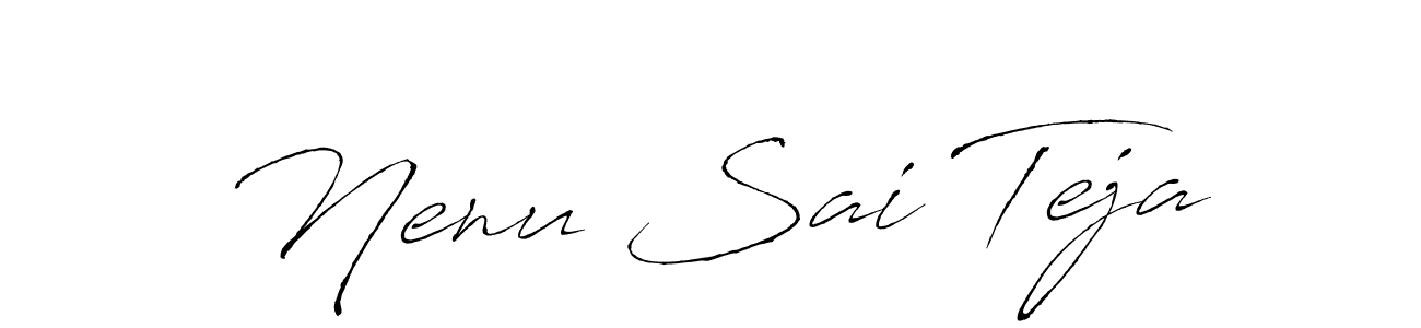 How to Draw Nenu Sai Teja signature style? Antro_Vectra is a latest design signature styles for name Nenu Sai Teja. Nenu Sai Teja signature style 6 images and pictures png