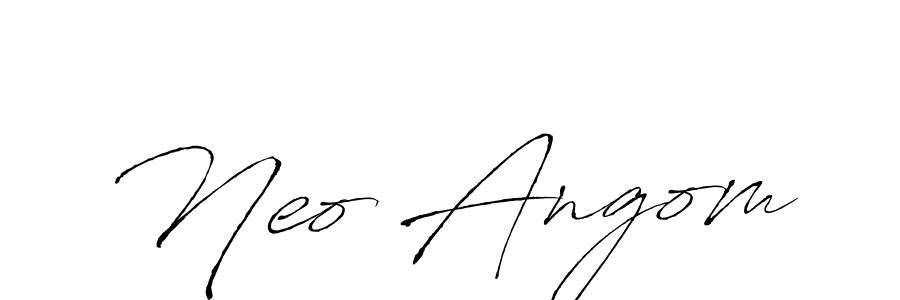 Make a beautiful signature design for name Neo Angom. Use this online signature maker to create a handwritten signature for free. Neo Angom signature style 6 images and pictures png