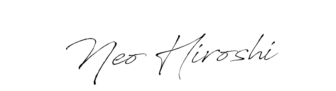 Also we have Neo Hiroshi name is the best signature style. Create professional handwritten signature collection using Antro_Vectra autograph style. Neo Hiroshi signature style 6 images and pictures png
