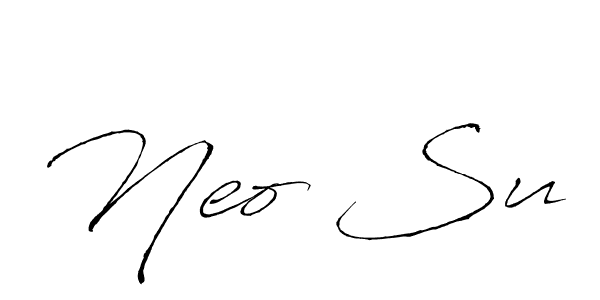 Also we have Neo Su name is the best signature style. Create professional handwritten signature collection using Antro_Vectra autograph style. Neo Su signature style 6 images and pictures png