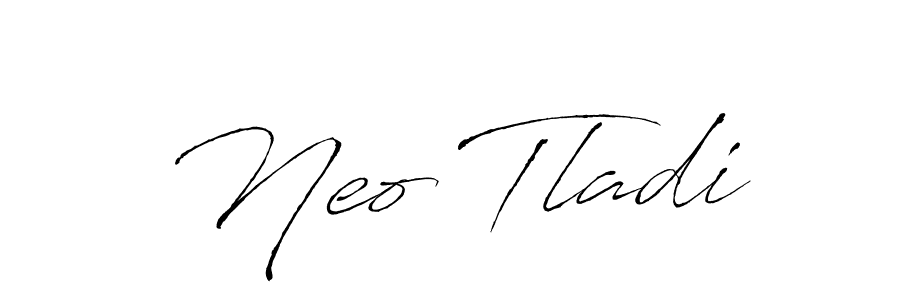 Make a beautiful signature design for name Neo Tladi. With this signature (Antro_Vectra) style, you can create a handwritten signature for free. Neo Tladi signature style 6 images and pictures png