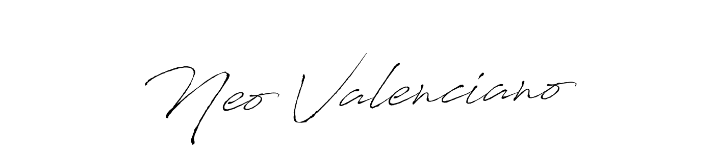 Neo Valenciano stylish signature style. Best Handwritten Sign (Antro_Vectra) for my name. Handwritten Signature Collection Ideas for my name Neo Valenciano. Neo Valenciano signature style 6 images and pictures png