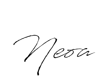 How to make Neoa name signature. Use Antro_Vectra style for creating short signs online. This is the latest handwritten sign. Neoa signature style 6 images and pictures png