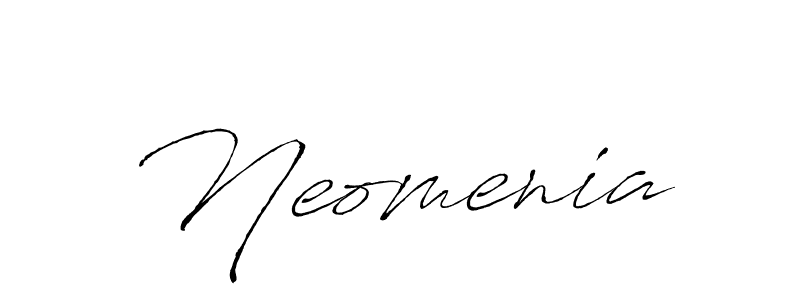 Use a signature maker to create a handwritten signature online. With this signature software, you can design (Antro_Vectra) your own signature for name Neomenia. Neomenia signature style 6 images and pictures png