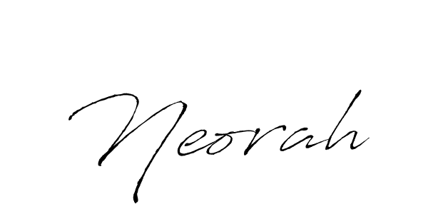 The best way (Antro_Vectra) to make a short signature is to pick only two or three words in your name. The name Neorah include a total of six letters. For converting this name. Neorah signature style 6 images and pictures png