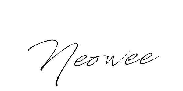 You should practise on your own different ways (Antro_Vectra) to write your name (Neowee) in signature. don't let someone else do it for you. Neowee signature style 6 images and pictures png