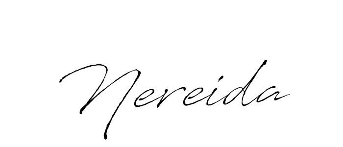 How to make Nereida name signature. Use Antro_Vectra style for creating short signs online. This is the latest handwritten sign. Nereida signature style 6 images and pictures png