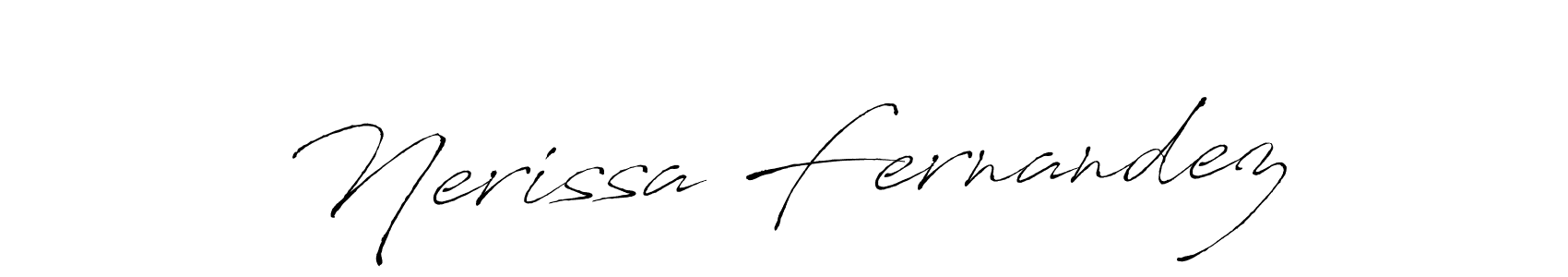 How to make Nerissa Fernandez signature? Antro_Vectra is a professional autograph style. Create handwritten signature for Nerissa Fernandez name. Nerissa Fernandez signature style 6 images and pictures png