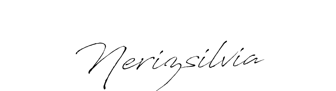 Also we have Nerizsilvia name is the best signature style. Create professional handwritten signature collection using Antro_Vectra autograph style. Nerizsilvia signature style 6 images and pictures png