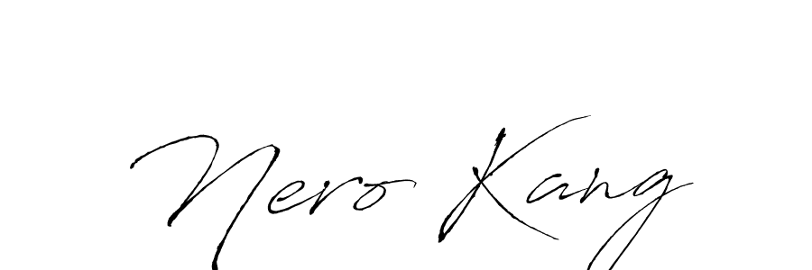 It looks lik you need a new signature style for name Nero Kang. Design unique handwritten (Antro_Vectra) signature with our free signature maker in just a few clicks. Nero Kang signature style 6 images and pictures png