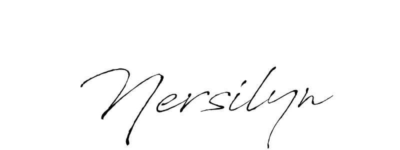 Create a beautiful signature design for name Nersilyn. With this signature (Antro_Vectra) fonts, you can make a handwritten signature for free. Nersilyn signature style 6 images and pictures png