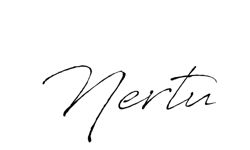You can use this online signature creator to create a handwritten signature for the name Nertu. This is the best online autograph maker. Nertu signature style 6 images and pictures png