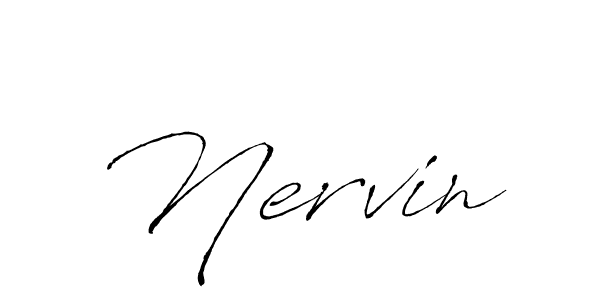 Make a beautiful signature design for name Nervin. Use this online signature maker to create a handwritten signature for free. Nervin signature style 6 images and pictures png