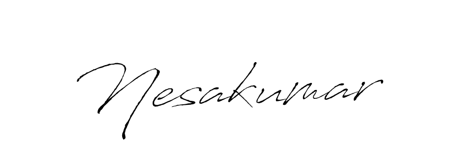 Also You can easily find your signature by using the search form. We will create Nesakumar name handwritten signature images for you free of cost using Antro_Vectra sign style. Nesakumar signature style 6 images and pictures png