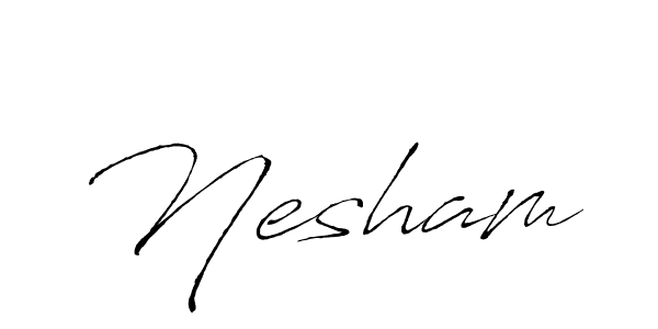 Also we have Nesham name is the best signature style. Create professional handwritten signature collection using Antro_Vectra autograph style. Nesham signature style 6 images and pictures png