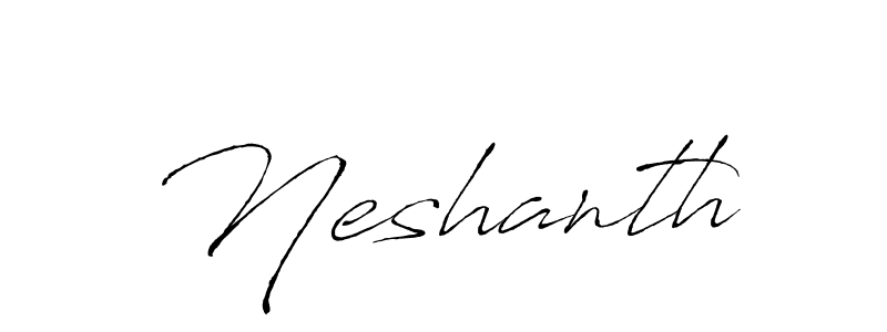 Also we have Neshanth name is the best signature style. Create professional handwritten signature collection using Antro_Vectra autograph style. Neshanth signature style 6 images and pictures png