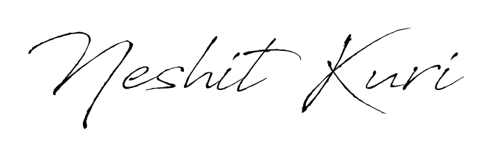 Discover the perfect balance of readability and style for Neshit Kuri with Antro_Vectra font. Create your dream signature today. Neshit Kuri signature style 6 images and pictures png