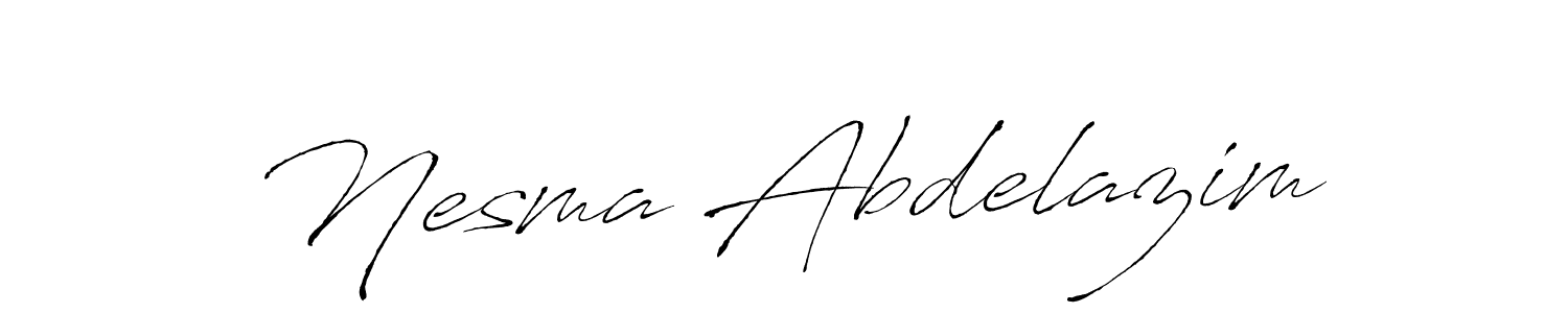 Best and Professional Signature Style for Nesma Abdelazim. Antro_Vectra Best Signature Style Collection. Nesma Abdelazim signature style 6 images and pictures png