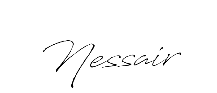 The best way (Antro_Vectra) to make a short signature is to pick only two or three words in your name. The name Nessair include a total of six letters. For converting this name. Nessair signature style 6 images and pictures png
