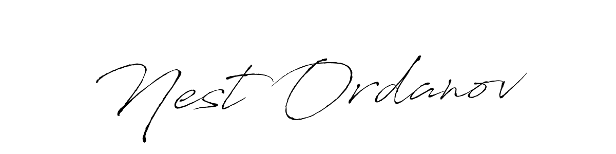 The best way (Antro_Vectra) to make a short signature is to pick only two or three words in your name. The name Nest Ordanov include a total of six letters. For converting this name. Nest Ordanov signature style 6 images and pictures png