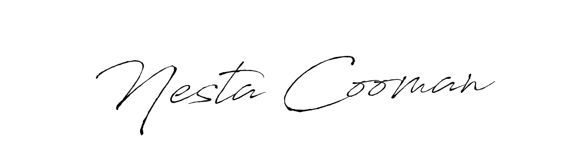 if you are searching for the best signature style for your name Nesta Cooman. so please give up your signature search. here we have designed multiple signature styles  using Antro_Vectra. Nesta Cooman signature style 6 images and pictures png