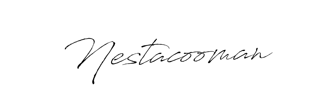 How to make Nestacooman signature? Antro_Vectra is a professional autograph style. Create handwritten signature for Nestacooman name. Nestacooman signature style 6 images and pictures png