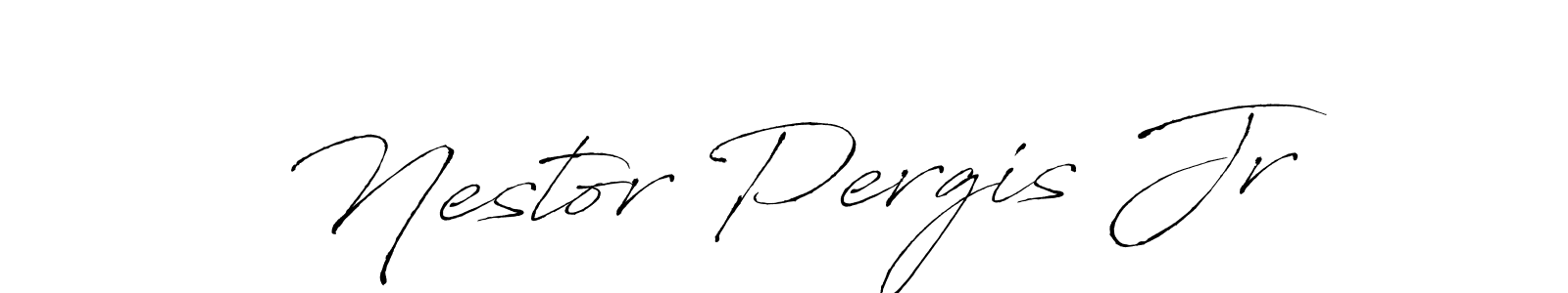 Design your own signature with our free online signature maker. With this signature software, you can create a handwritten (Antro_Vectra) signature for name Nestor Pergis Jr. Nestor Pergis Jr signature style 6 images and pictures png