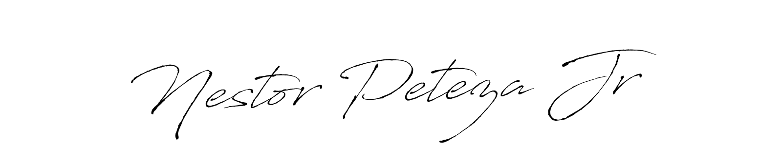 Also we have Nestor Peteza Jr name is the best signature style. Create professional handwritten signature collection using Antro_Vectra autograph style. Nestor Peteza Jr signature style 6 images and pictures png