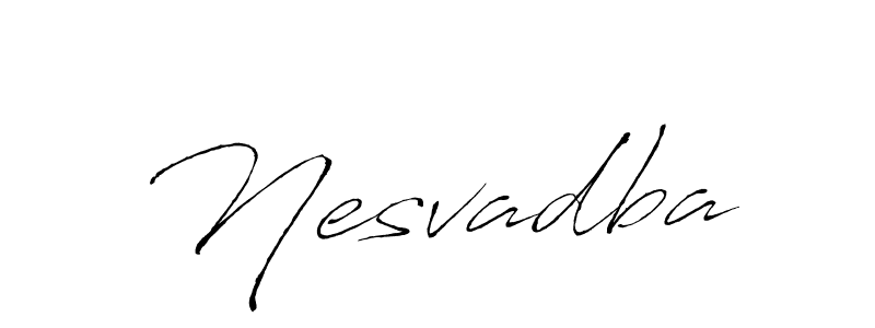 Similarly Antro_Vectra is the best handwritten signature design. Signature creator online .You can use it as an online autograph creator for name Nesvadba. Nesvadba signature style 6 images and pictures png