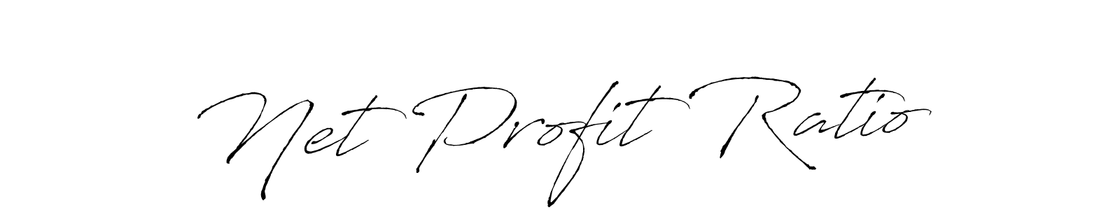 How to make Net Profit Ratio name signature. Use Antro_Vectra style for creating short signs online. This is the latest handwritten sign. Net Profit Ratio signature style 6 images and pictures png