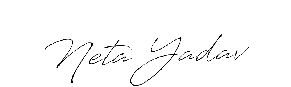 You can use this online signature creator to create a handwritten signature for the name Neta Yadav. This is the best online autograph maker. Neta Yadav signature style 6 images and pictures png