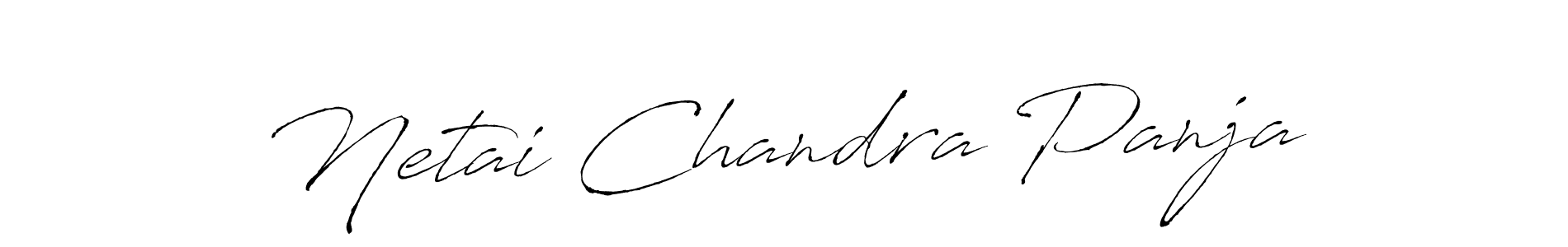 Also You can easily find your signature by using the search form. We will create Netai Chandra Panja name handwritten signature images for you free of cost using Antro_Vectra sign style. Netai Chandra Panja signature style 6 images and pictures png