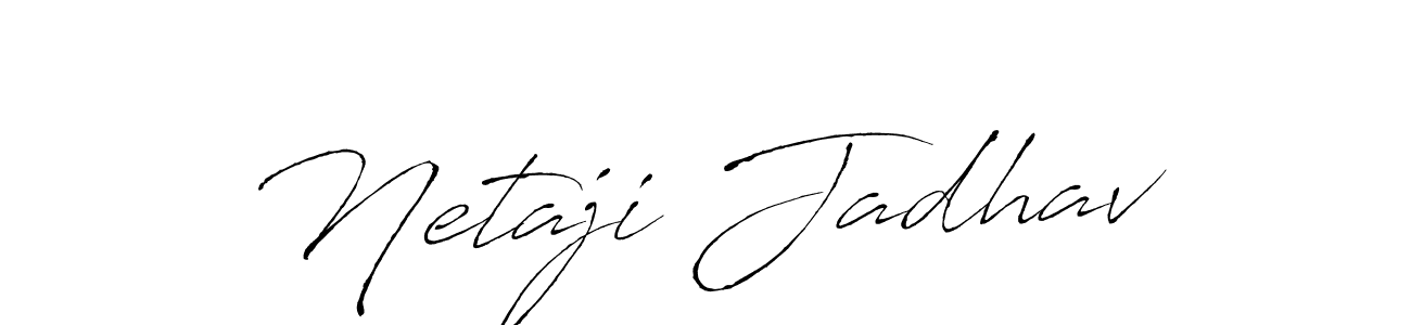 Antro_Vectra is a professional signature style that is perfect for those who want to add a touch of class to their signature. It is also a great choice for those who want to make their signature more unique. Get Netaji Jadhav name to fancy signature for free. Netaji Jadhav signature style 6 images and pictures png