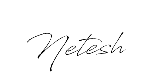 The best way (Antro_Vectra) to make a short signature is to pick only two or three words in your name. The name Netesh include a total of six letters. For converting this name. Netesh signature style 6 images and pictures png