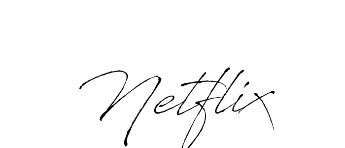 You should practise on your own different ways (Antro_Vectra) to write your name (Netflix) in signature. don't let someone else do it for you. Netflix signature style 6 images and pictures png