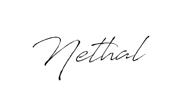 How to make Nethal name signature. Use Antro_Vectra style for creating short signs online. This is the latest handwritten sign. Nethal signature style 6 images and pictures png