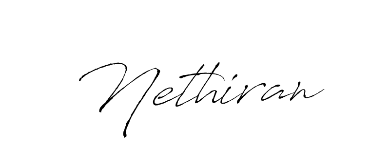 How to make Nethiran name signature. Use Antro_Vectra style for creating short signs online. This is the latest handwritten sign. Nethiran signature style 6 images and pictures png