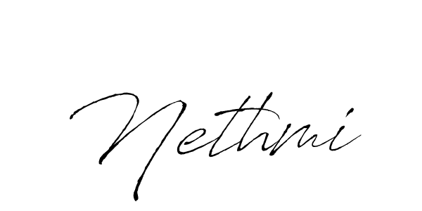 Similarly Antro_Vectra is the best handwritten signature design. Signature creator online .You can use it as an online autograph creator for name Nethmi. Nethmi signature style 6 images and pictures png