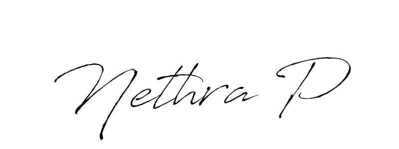 Once you've used our free online signature maker to create your best signature Antro_Vectra style, it's time to enjoy all of the benefits that Nethra P name signing documents. Nethra P signature style 6 images and pictures png