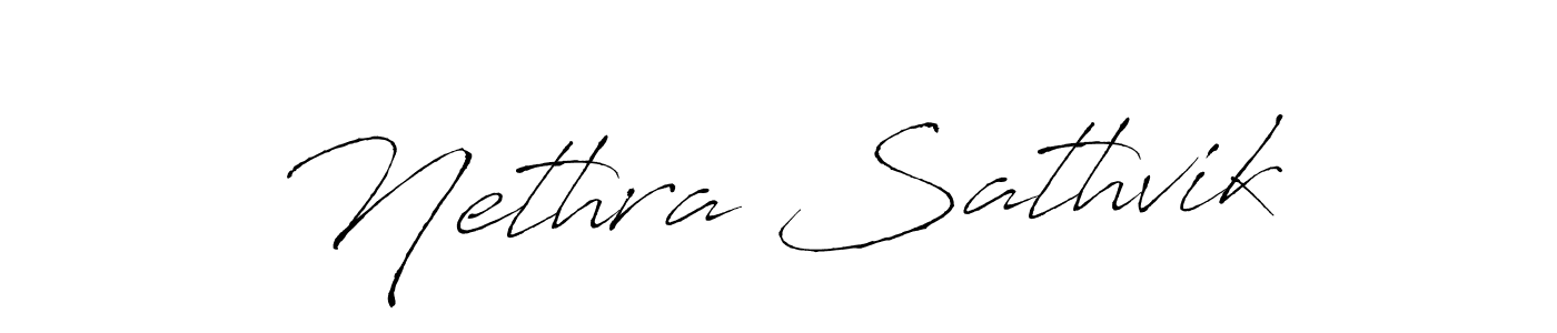 You can use this online signature creator to create a handwritten signature for the name Nethra Sathvik. This is the best online autograph maker. Nethra Sathvik signature style 6 images and pictures png