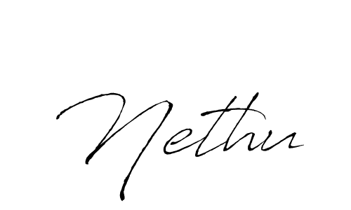 How to make Nethu signature? Antro_Vectra is a professional autograph style. Create handwritten signature for Nethu name. Nethu signature style 6 images and pictures png