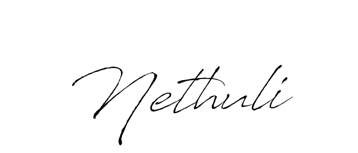 It looks lik you need a new signature style for name Nethuli. Design unique handwritten (Antro_Vectra) signature with our free signature maker in just a few clicks. Nethuli signature style 6 images and pictures png