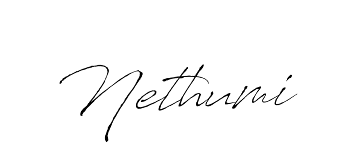 Nethumi stylish signature style. Best Handwritten Sign (Antro_Vectra) for my name. Handwritten Signature Collection Ideas for my name Nethumi. Nethumi signature style 6 images and pictures png